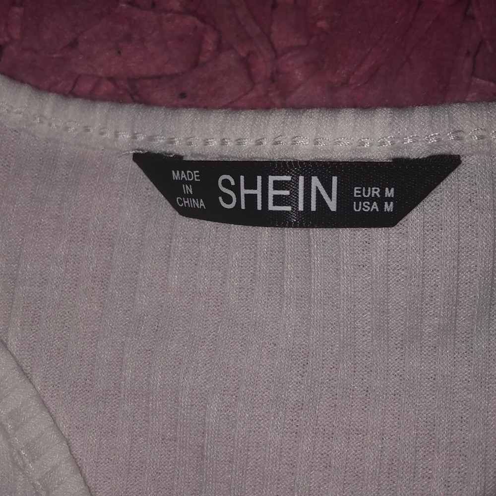 SHEIN Ribbed V-Neck Body Suit Size M(US and EU) - Picture 2 of 3